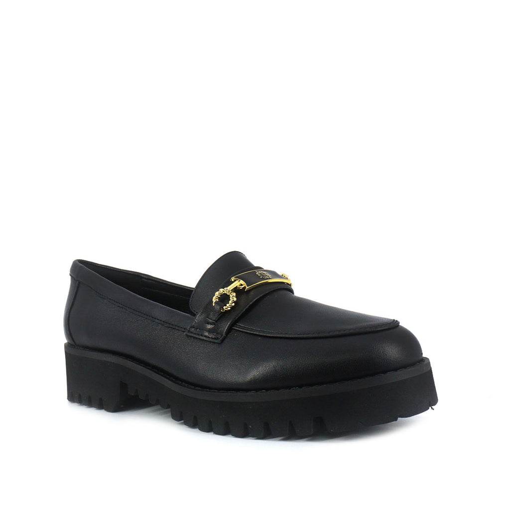 Mocasines Tory Buckle negro para Mujer