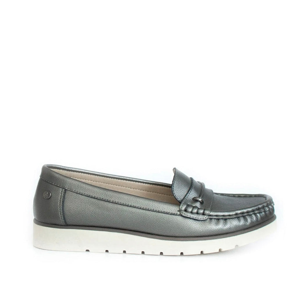 Mocasines Andrea pewter para Mujer