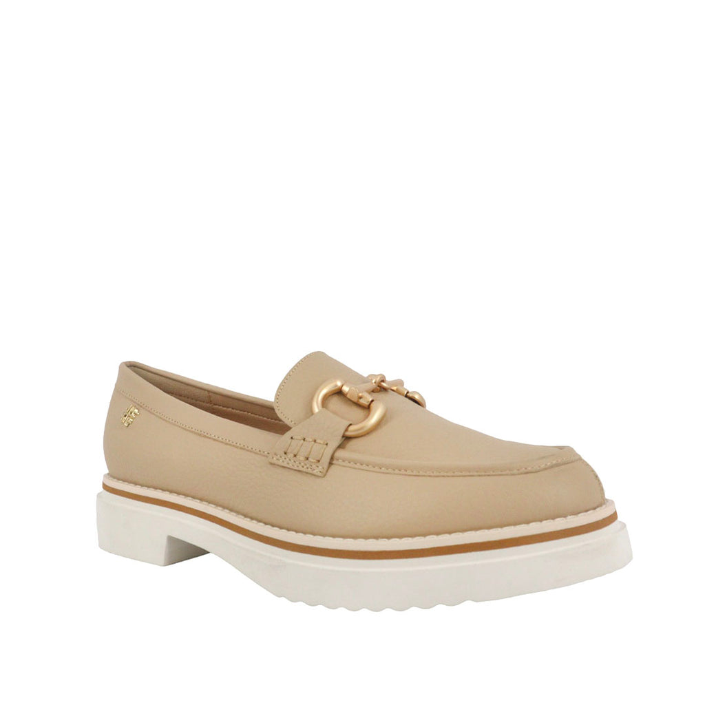 Mocasines Kensley beige para mujer