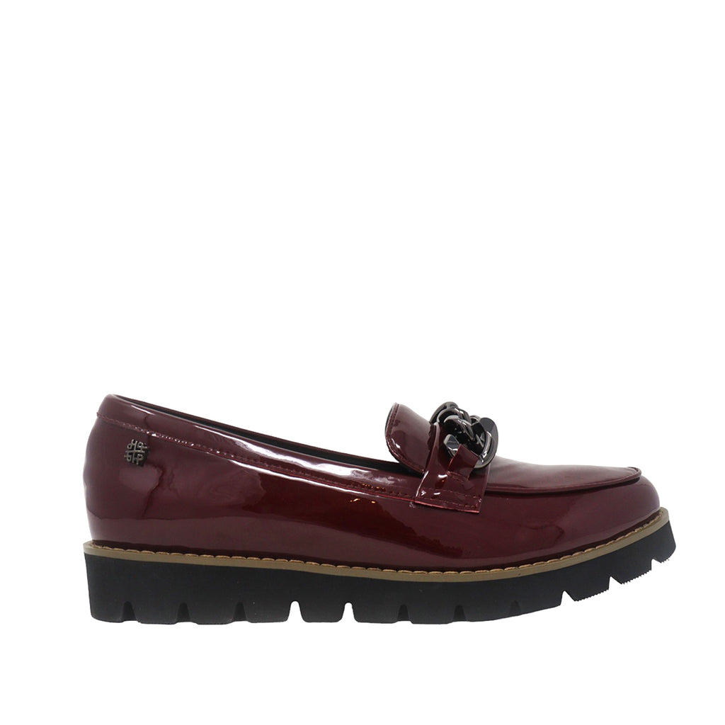 Mocasines Jazlyn burgundy para Mujer